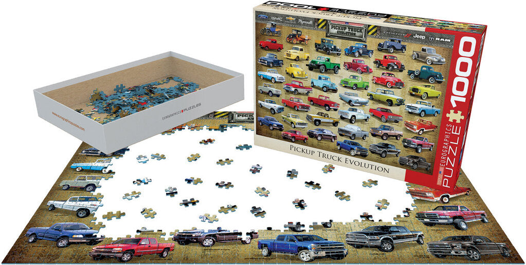 'PICKUP TRUCK EVOLUTION' PUZZLE