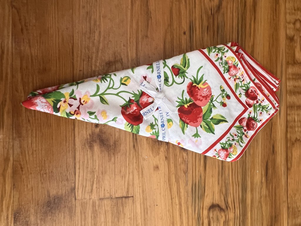 Strawberry Basket Napkins