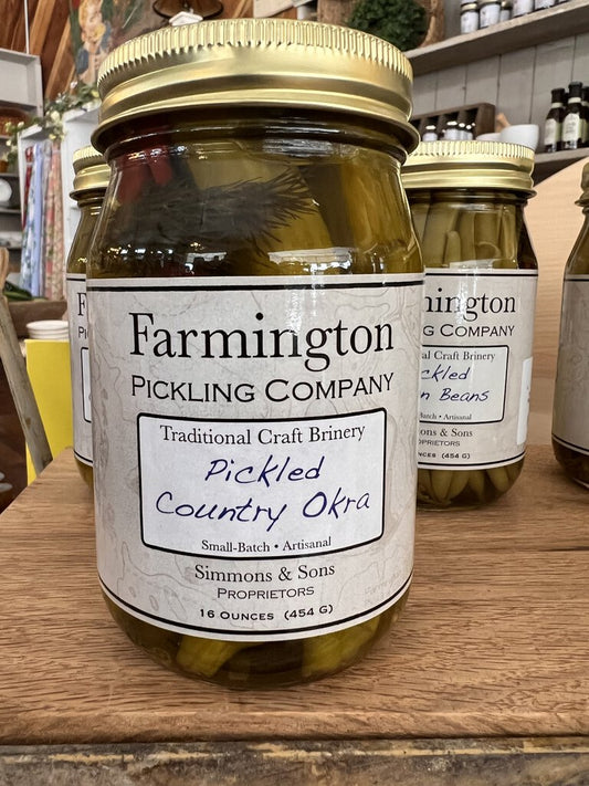 Farmington Pickled Country Okra