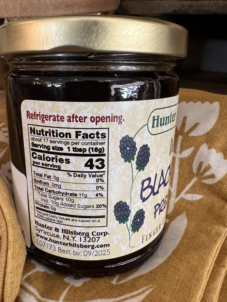 Wild Blackberry Preserves