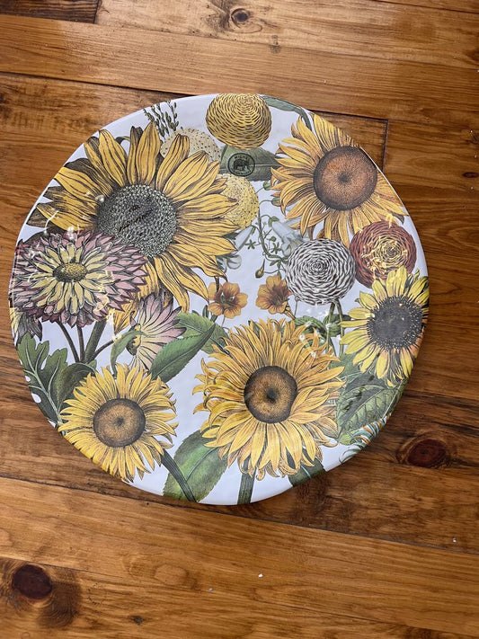 Sunflower Round Platter