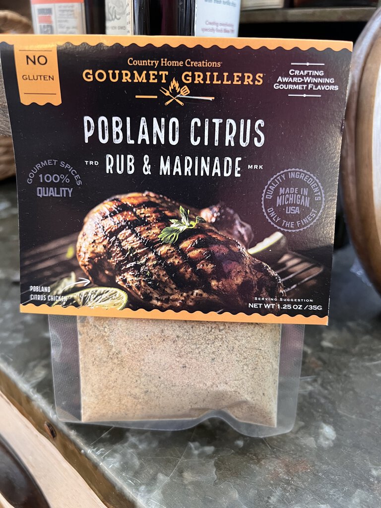 Poblano Citrus Rub & Marinade