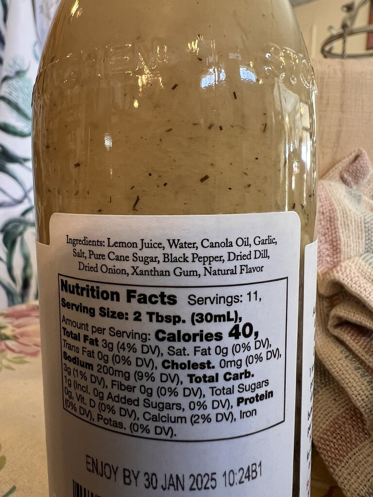 Lemon Dill Marinade