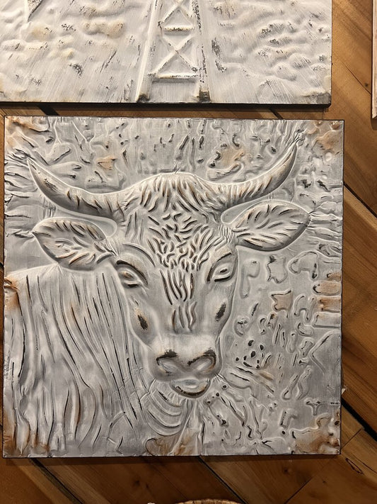 METAL COW PICTURE