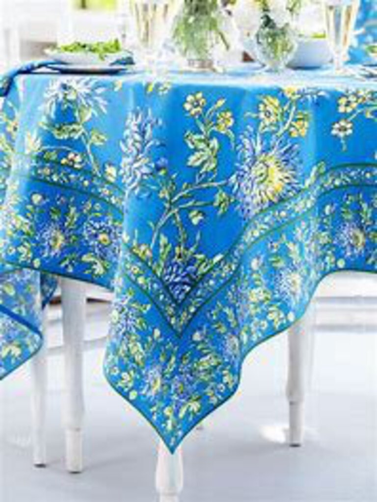 Chrissy Blue Tablecloth