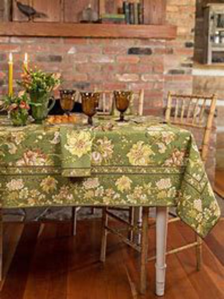 Meridian Olive Tablecloth