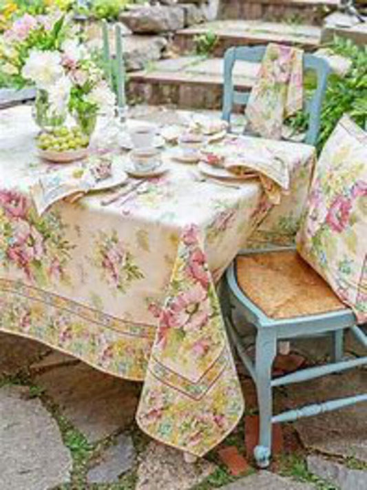 Charming Ecru Tablecloth