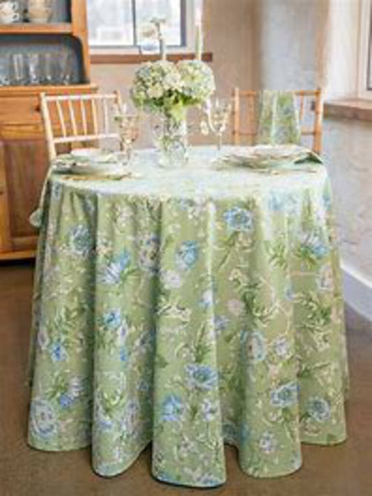 Lillian Jade Round Tablecloth