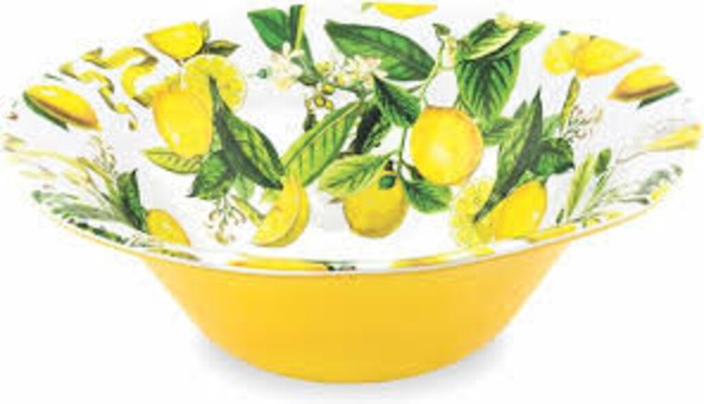 Lemon Basil Serving Bowl