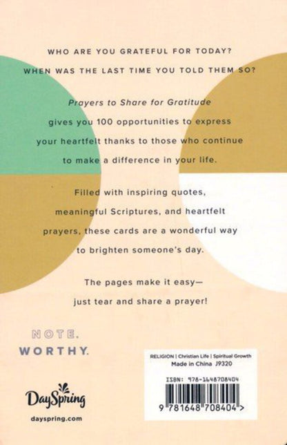 Prayers to Share Gratitude