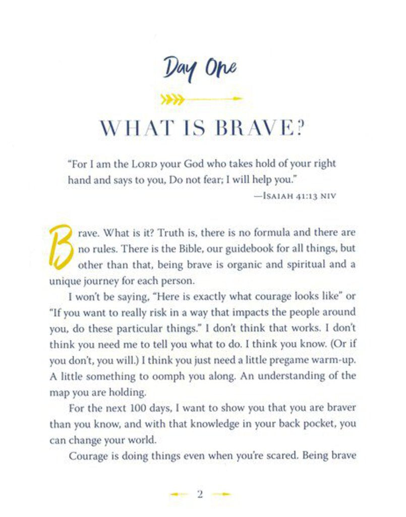 100 Days to Brave Book