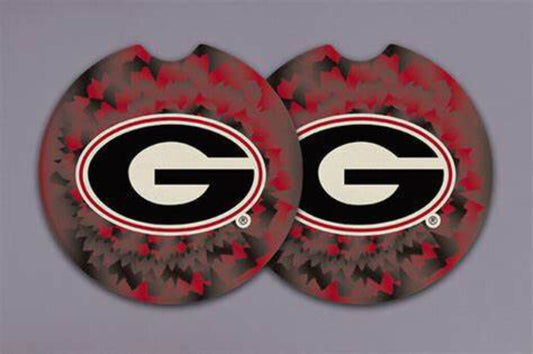 UGA Tie Dye Car Coaster