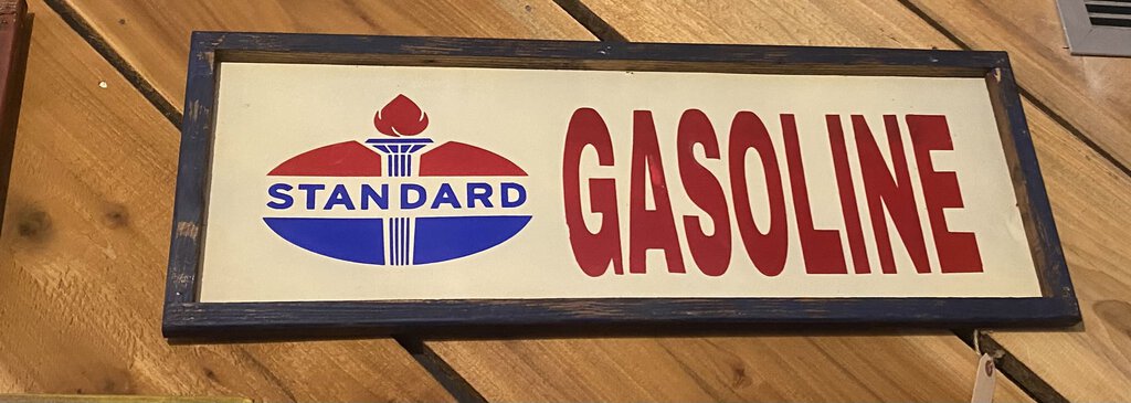 STANDARD GASOLINE METAL SIGN