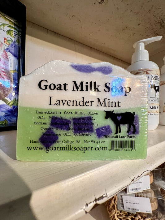 Lavender Mint Goat Milk Soap