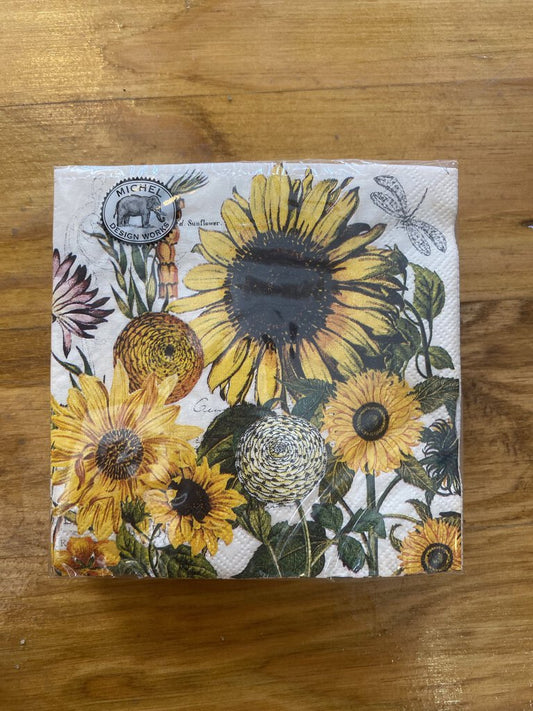 Sunflower Cocktail Napkins