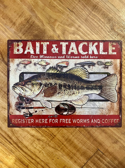 BAIT & TACKLE SIGN