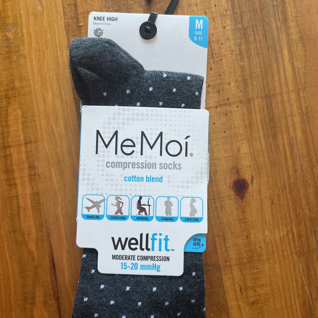 Cotton Blend Compression Socks