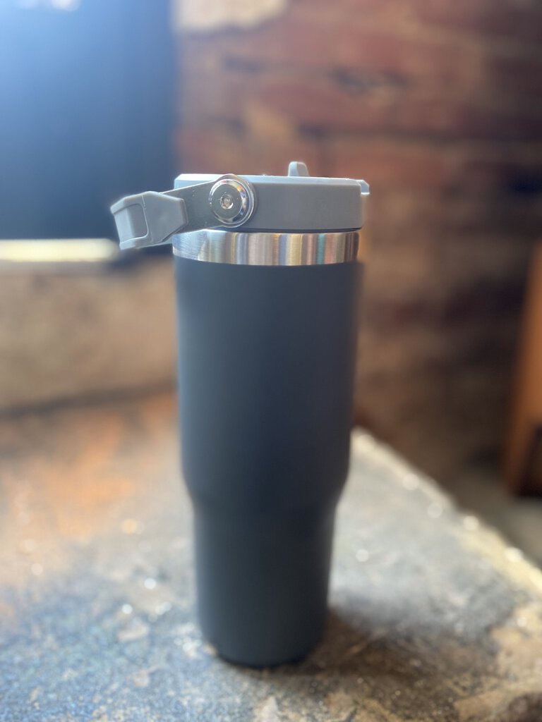 FLIP STRAW HANDLE TUMBLER