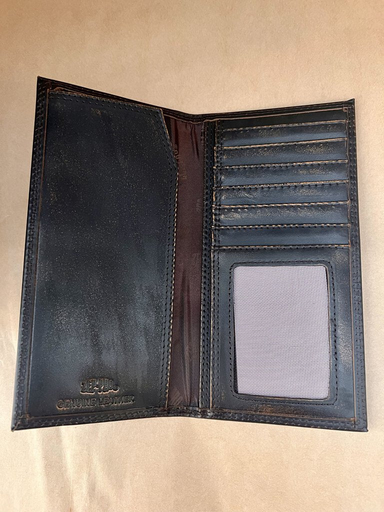 BUCK BURNISHED WALLET