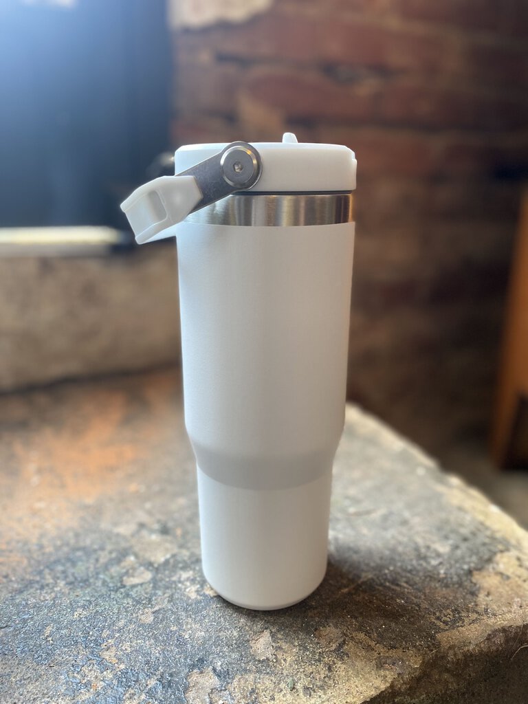 FLIP STRAW HANDLE TUMBLER