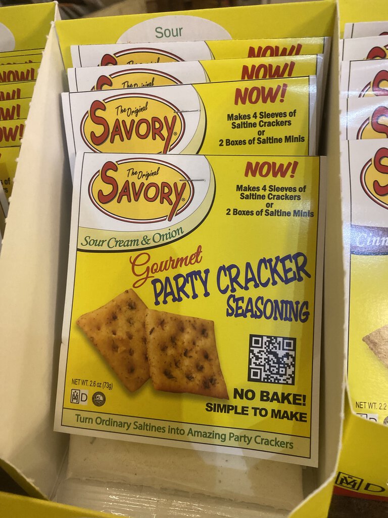 SAVORY SEASONINGS PARTY CRACKERS