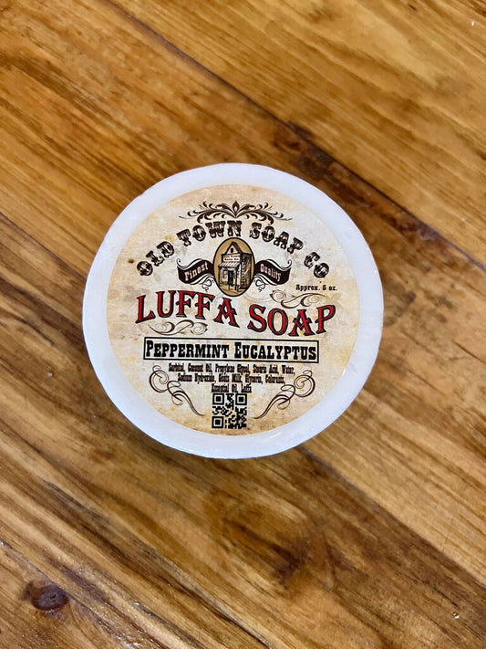 Luffa Soap Peppermint Eucalyptus