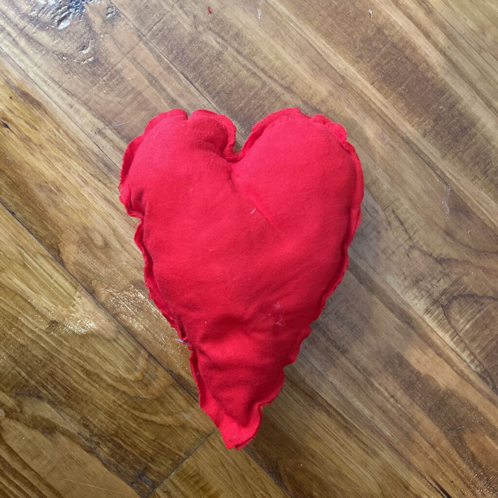 HANDMADE FABRIC HEART