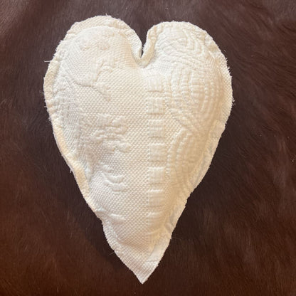 HANDMADE FABRIC HEART