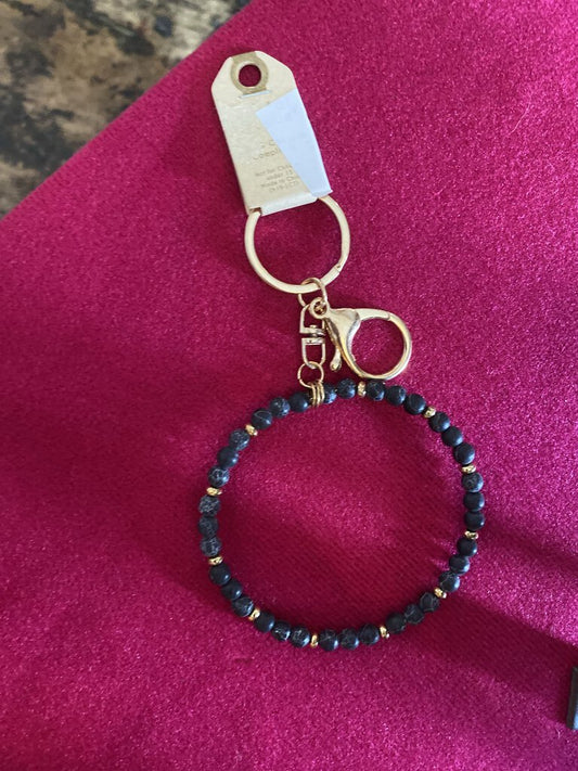 MARBLE BEADED KEY CHAIN