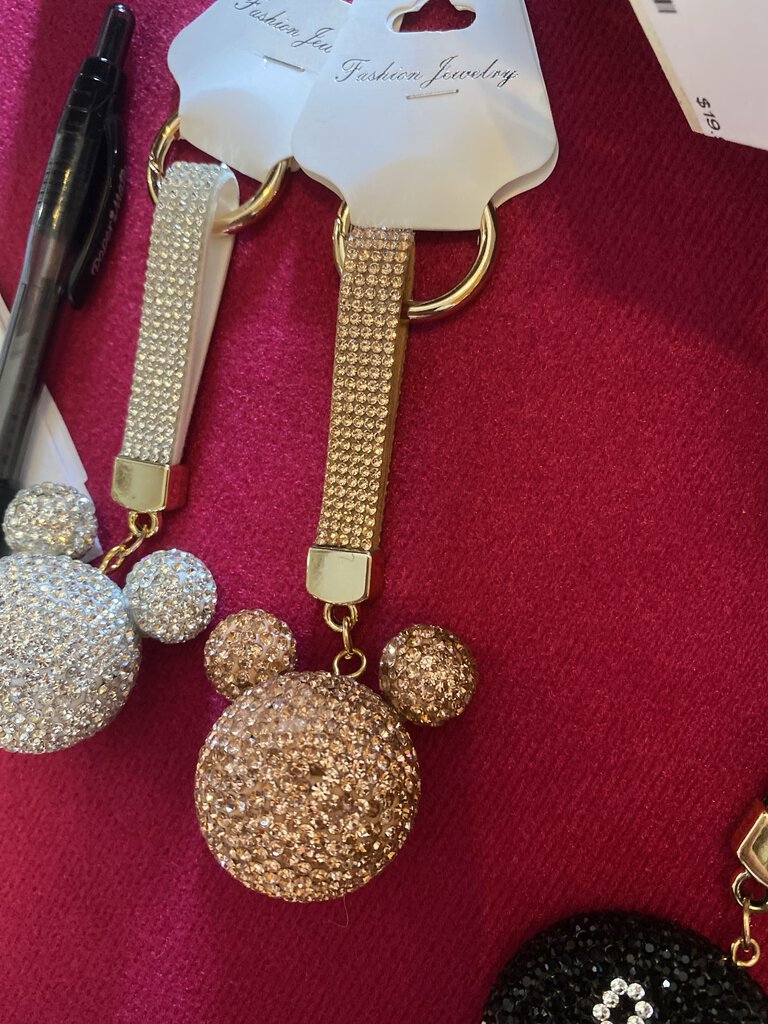 RHINESTONE KEY CHAIN