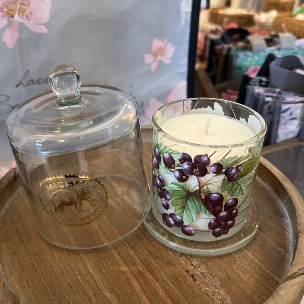 Cassis Cloche Candle