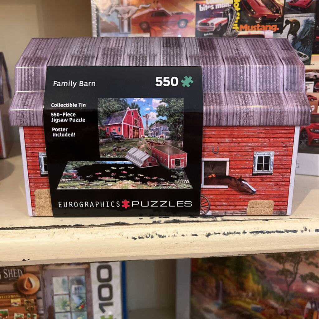 FAMILY BARN TIN PUZZLE