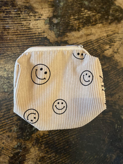 SMILEY MAKEUP POUCH BAG