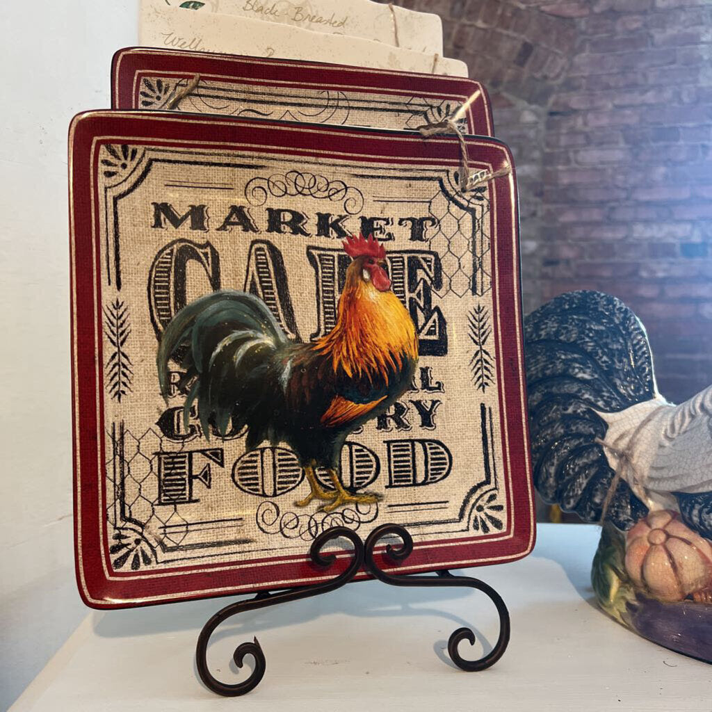 ROOSTER MARKET PLATE