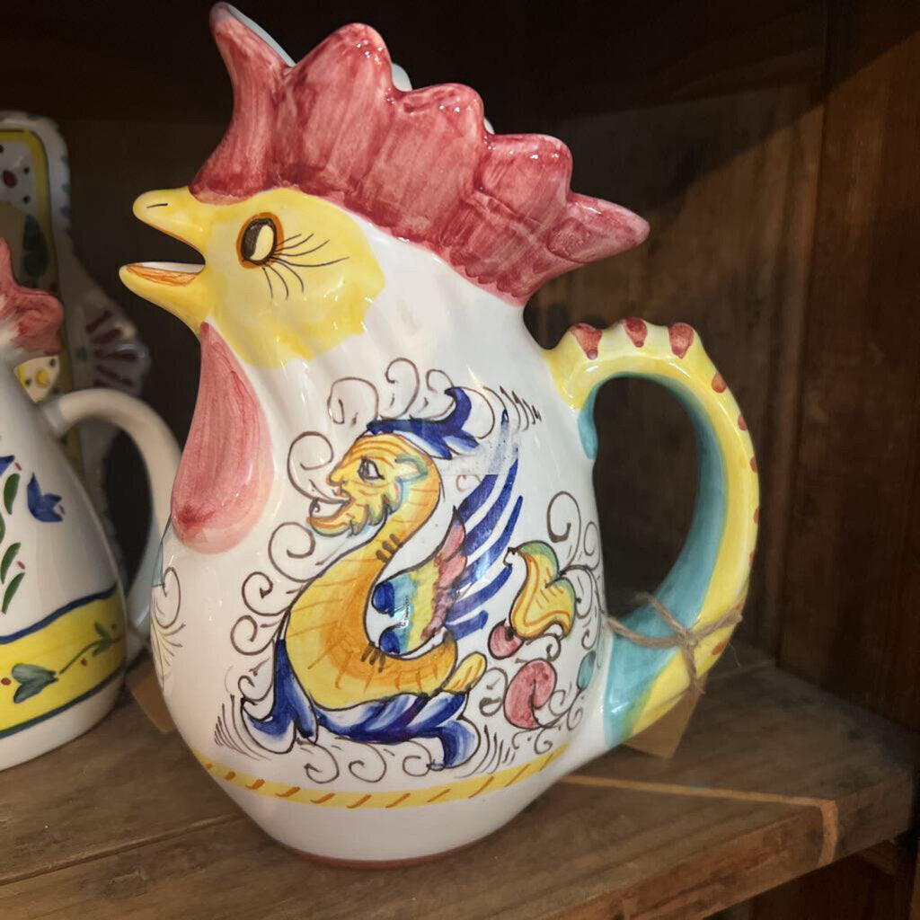 CHICKEN PITCHER W/DRAGON