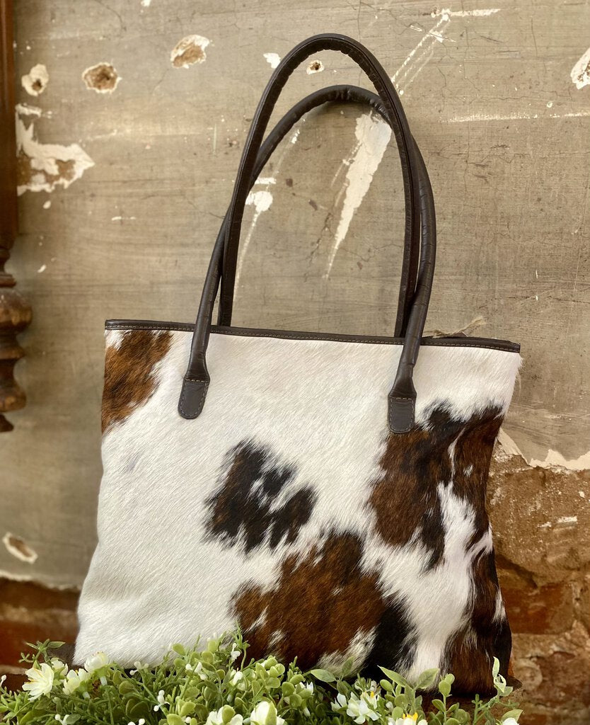 COWHIDE HANDBAG