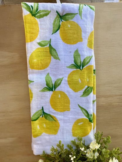 KITCHEN TOWEL WITH FRUIT PATTERN