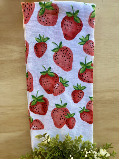 KITCHEN TOWEL WITH FRUIT PATTERN