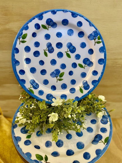 SERVING PLATE WITH FRUIT PATTERN