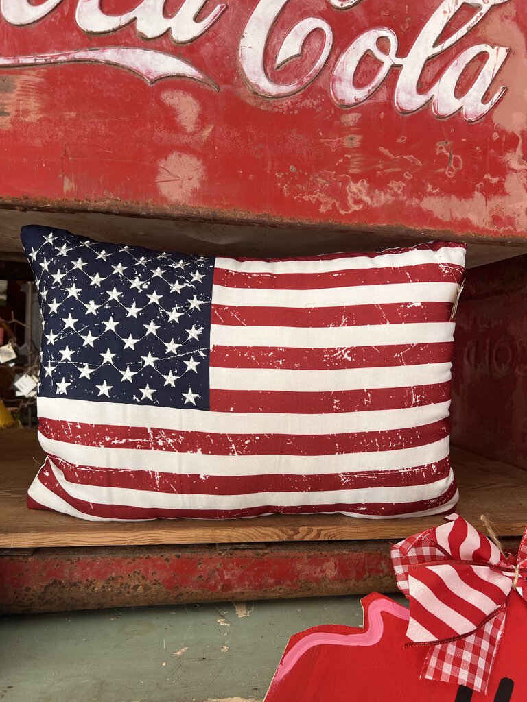 AMERICAN FLAG PILLOW