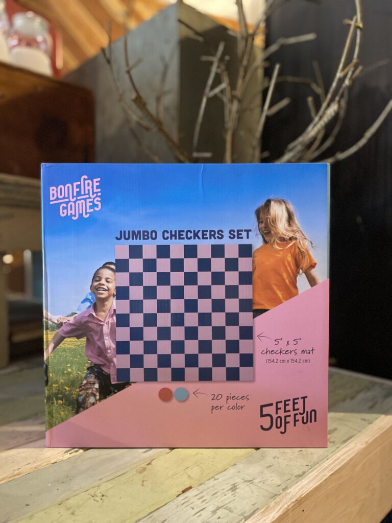 JUMBO CHECKERS SET