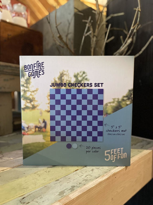 JUMBO CHECKERS SET