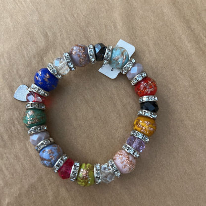 Murano Glass Bead Bracelet