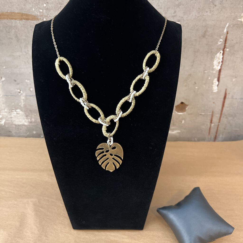 Palm Leaf Necklace