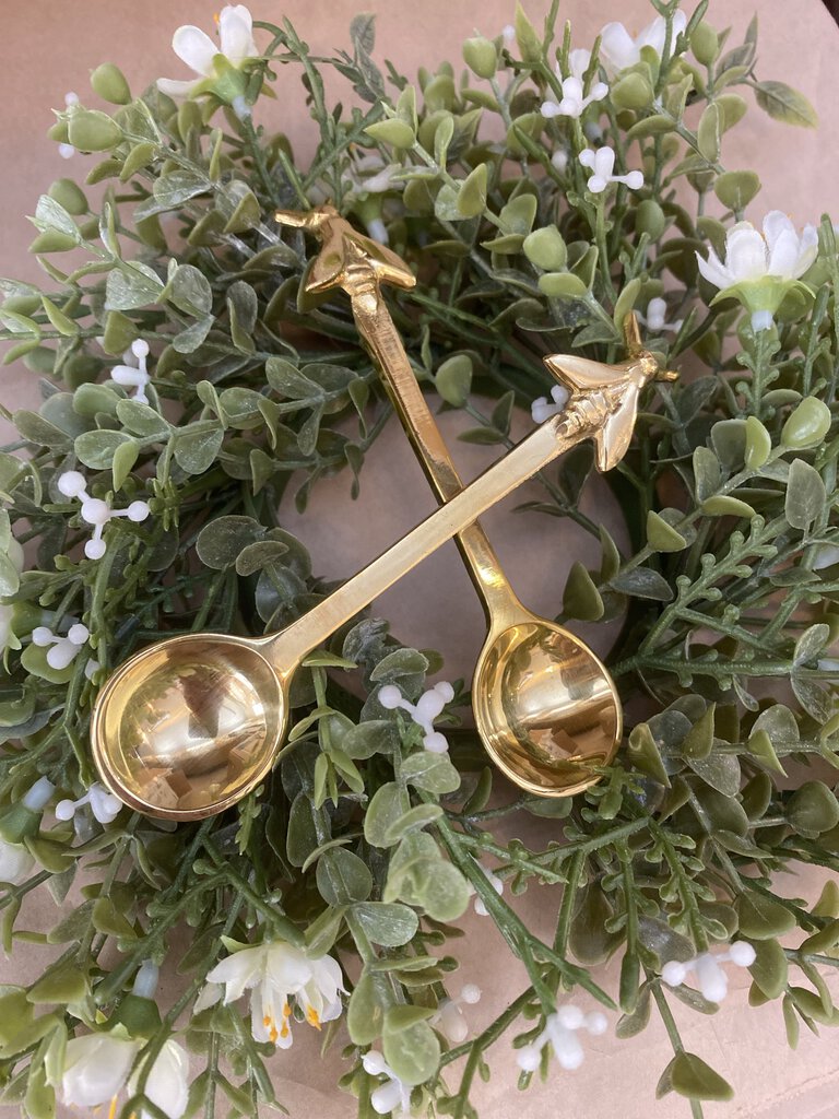 BRASS SPOON WITH BEE