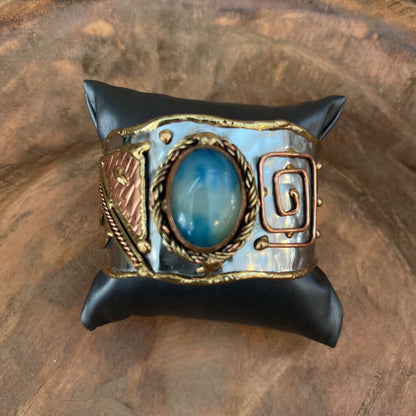 Larimar Stone Cuff