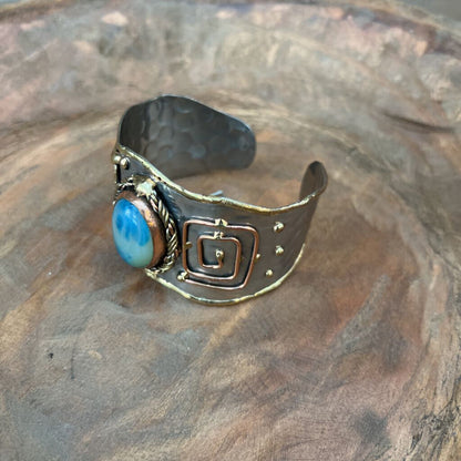 Larimar Stone Cuff