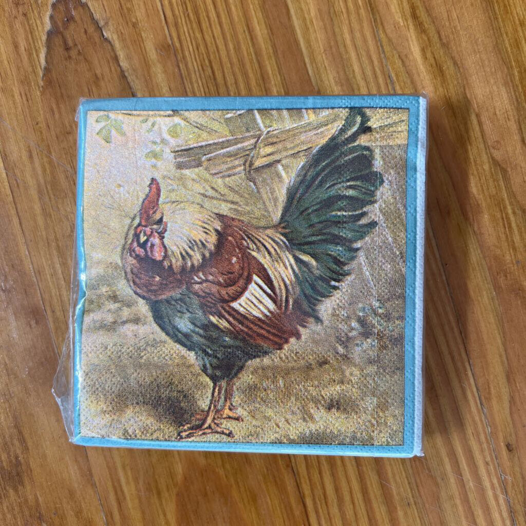 Rooster Cocktail Napkins