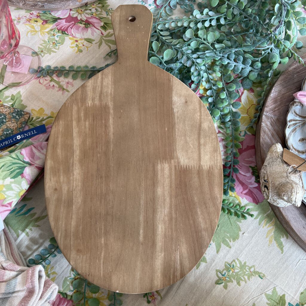 Wooden Cutting Board Oval