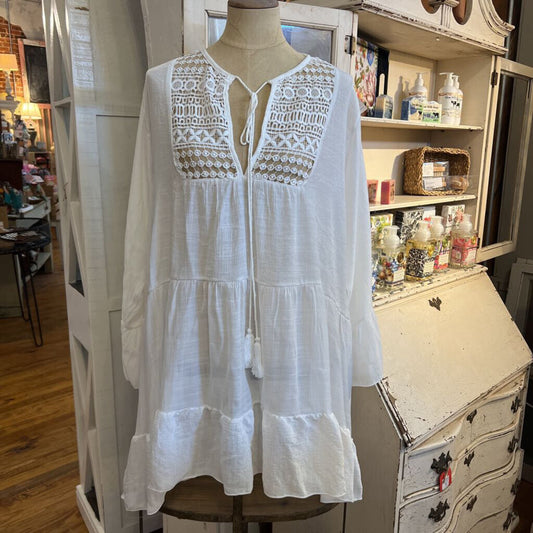 Aimee Crochet Tunic